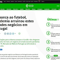 Da banca ao futebol, pandemia arruinou estes grandes negcios em Portugal